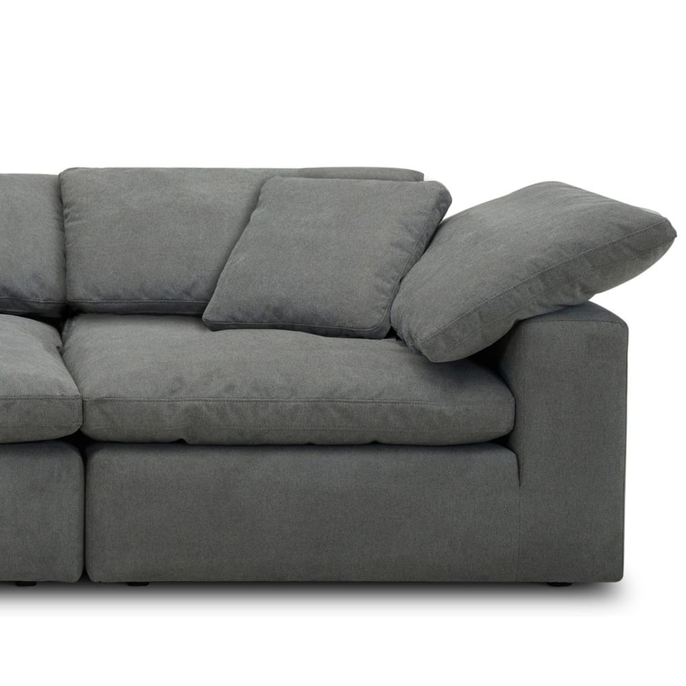 Parker House - Exhale - Mathis Thunder 5pc Sectional Package A - SXHL-PACK5A-MTHU view 2