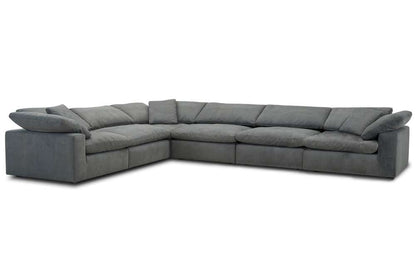 Parker House - Exhale - Mathis Thunder 6pc Sectional Package A - SXHL-PACK6A-MTHU view 1