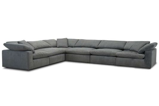 Parker House - Exhale - Mathis Thunder 6pc Sectional Package A - SXHL-PACK6A-MTHU view 1