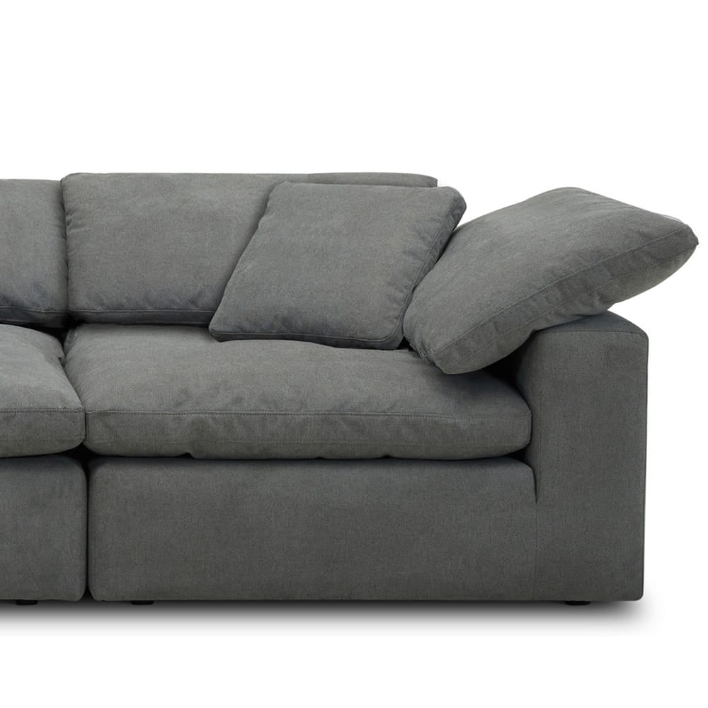 Parker House - Exhale - Mathis Thunder 6pc Sectional Package A - SXHL-PACK6A-MTHU view 2