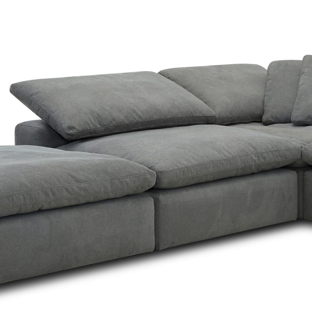 Parker House - Exhale - Mathis Thunder 6pc Sectional Package A - SXHL-PACK6A-MTHU view 3