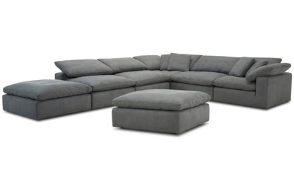 Parker House - Exhale - Mathis Thunder Ottoman - SXHL#900-MTHU view 2