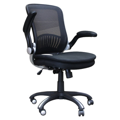 Parker House - Fabric Desk Chair in Black Color - DC301-BLK veiw 3