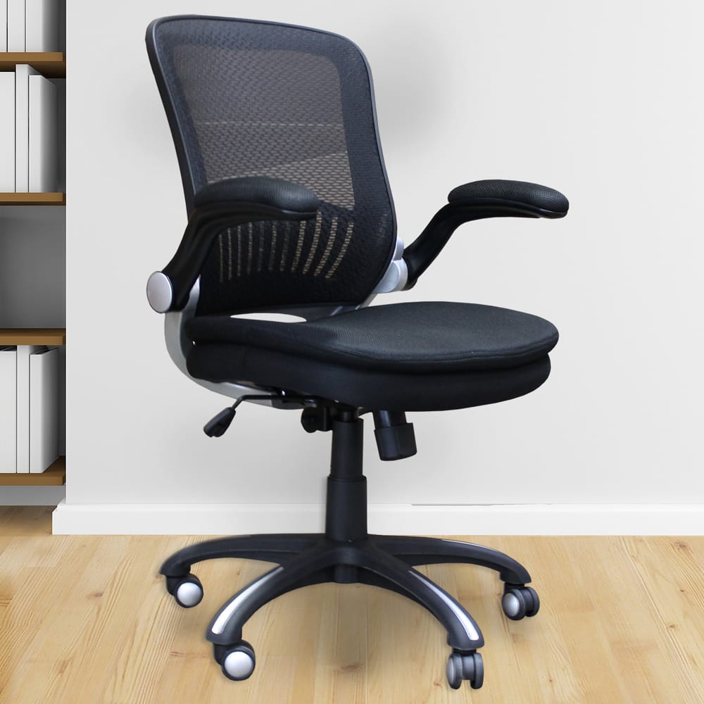 Parker House - Fabric Desk Chair in Black Color - DC301-BLK view 4