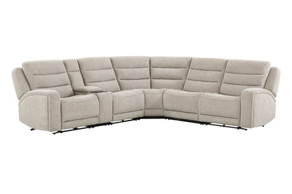 Parker House - Felix - Mari Fawn 6 Piece Zero Gravity Power Reclining Sectional - Mari Fawn - MFLX-KIT-6A-P2Z-MAFA view 2