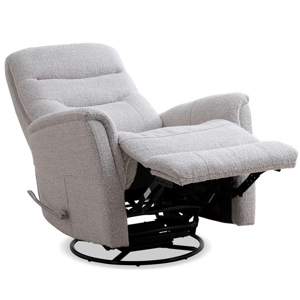 Parker House -  Gemini - Bloke Cotton Swivel Glider Recliner (Set of 2) - MGEM#812GS-2-BLCT veiw 4