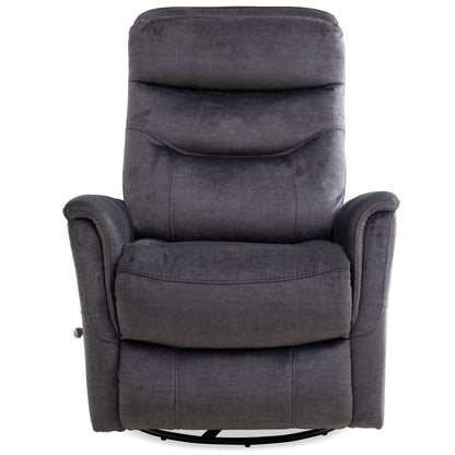 Parker House - Gemini - Capri Charcoal Manual Swivel Glider Recliner - MGEM#812GS-CCH view 3