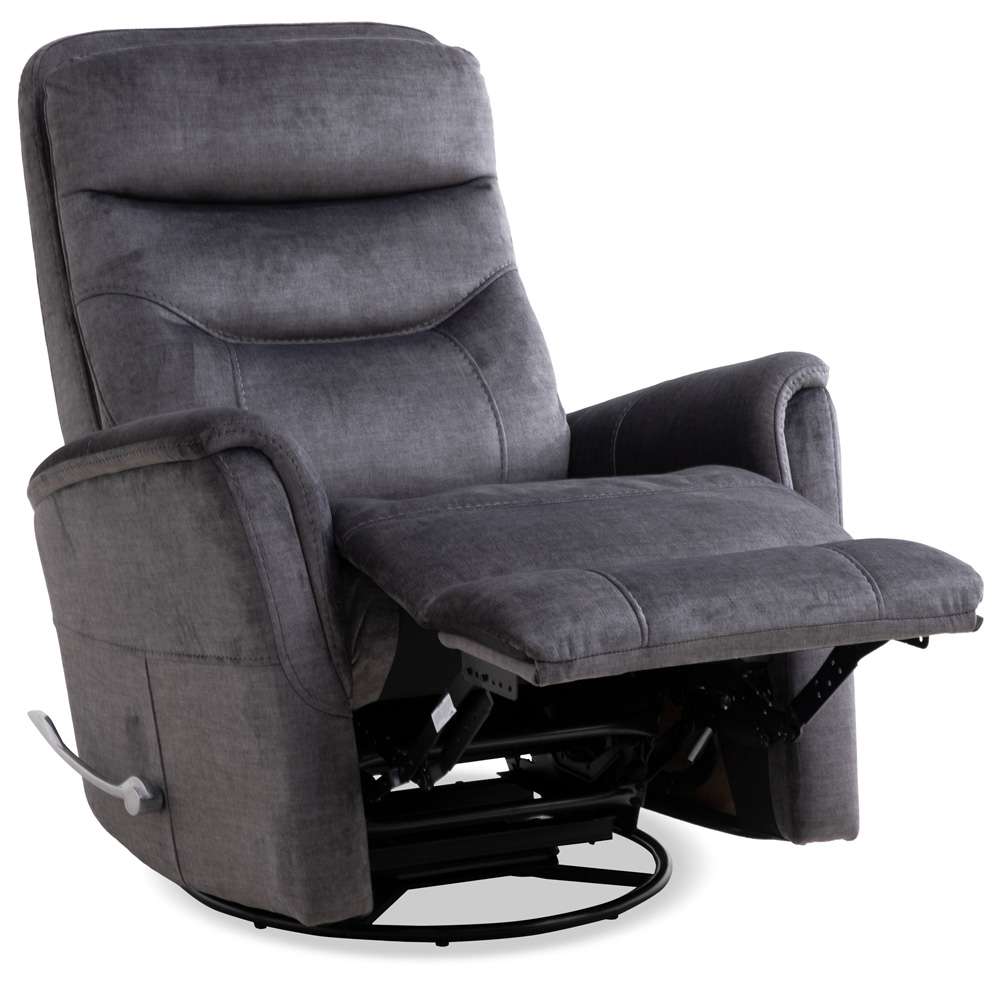 Parker House -  Gemini - Capri Charcoal Swivel Glider Recliner (Set of 2) - MGEM#812GS-2-CCH veiw 3