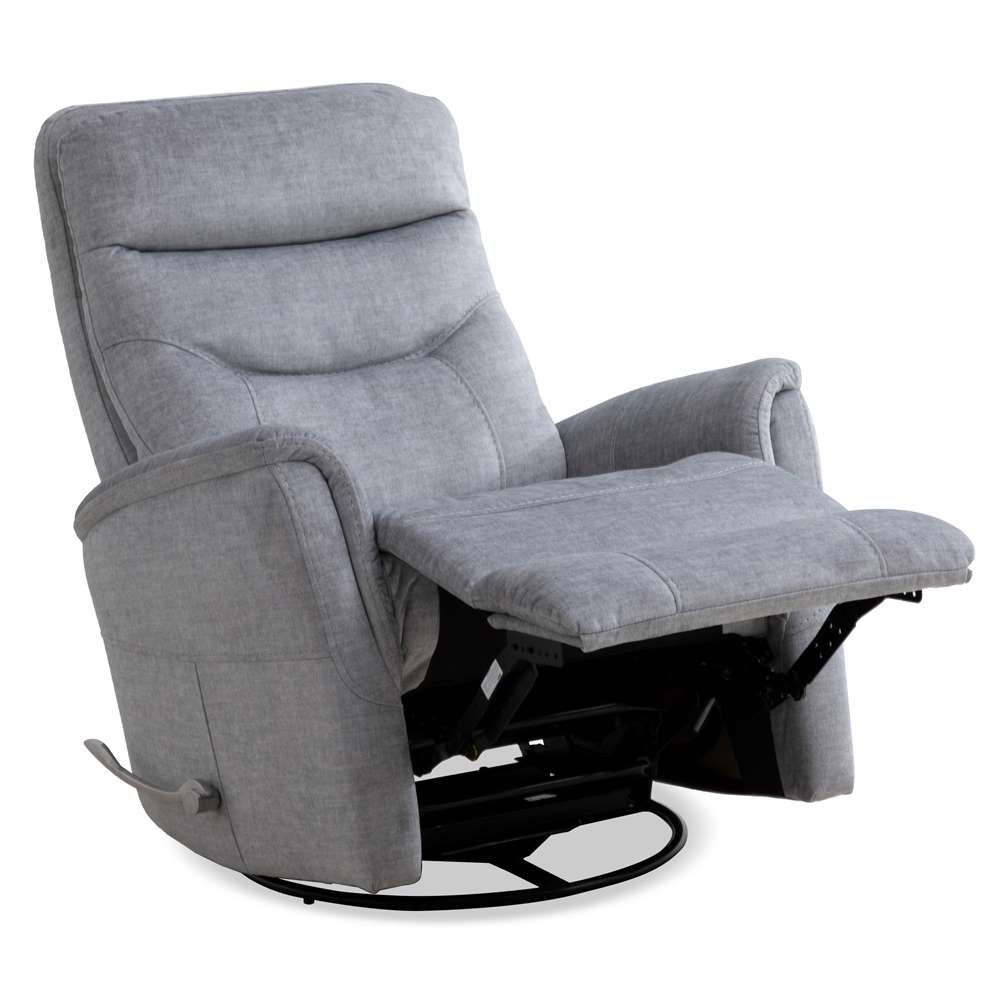 Parker House - Gemini - Capri Silver Manual Swivel Glider Recliner - MGEM#812GS-CSI view 2