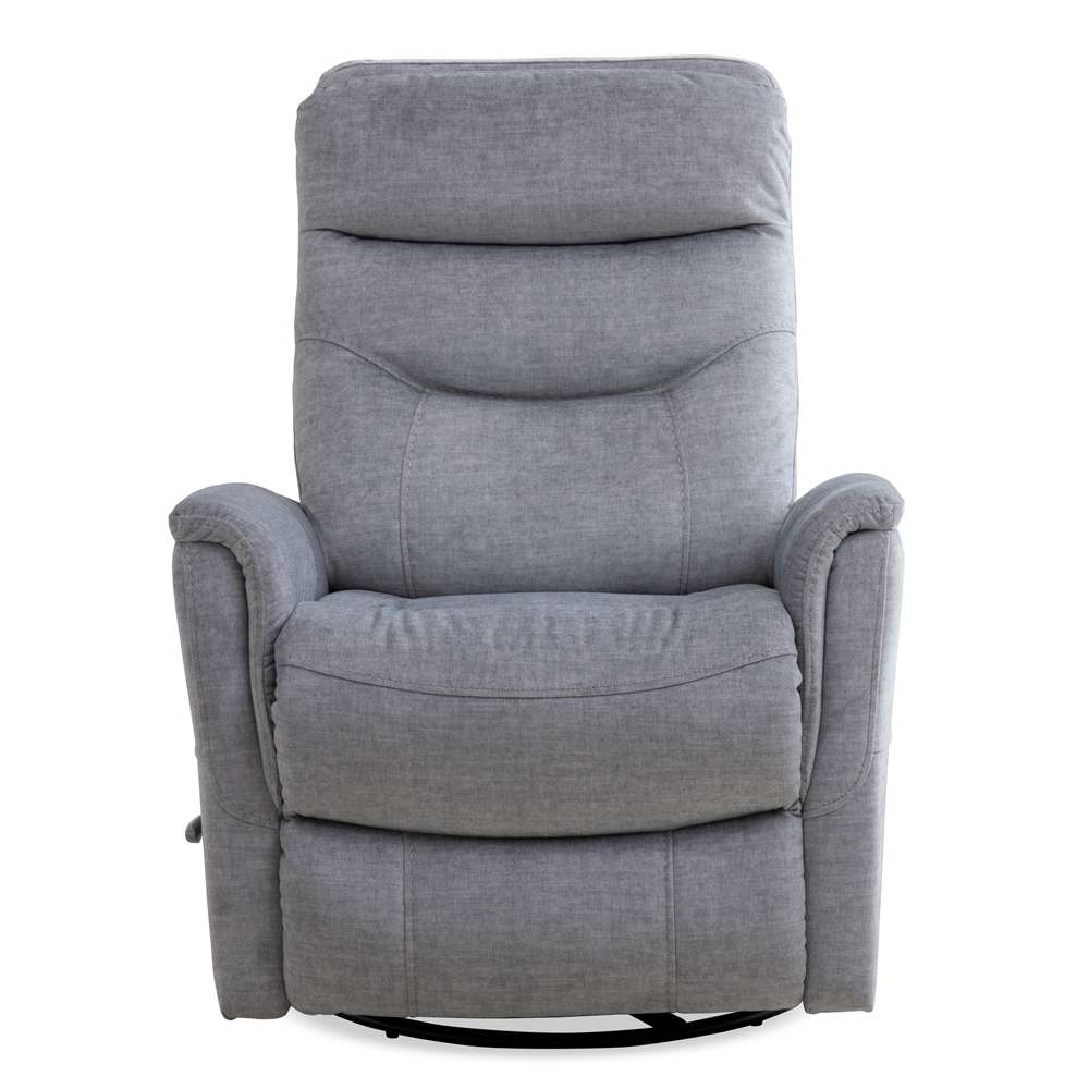 Parker House - Gemini - Capri Silver Manual Swivel Glider Recliner - MGEM#812GS-CSI view 3