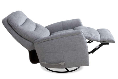 Parker House - Gemini - Capri Silver Manual Swivel Glider Recliner - MGEM#812GS-CSI view 4