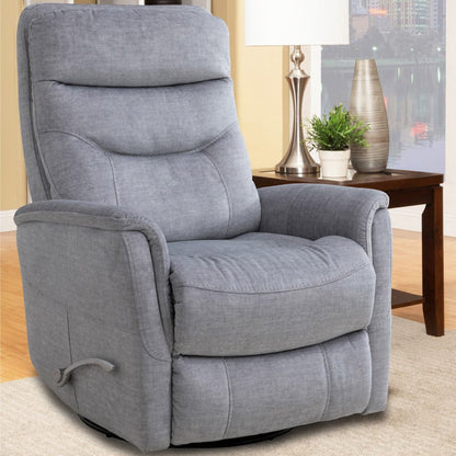 Parker House - Gemini - Capri Silver Manual Swivel Glider Recliner - MGEM#812GS-CSI view 5