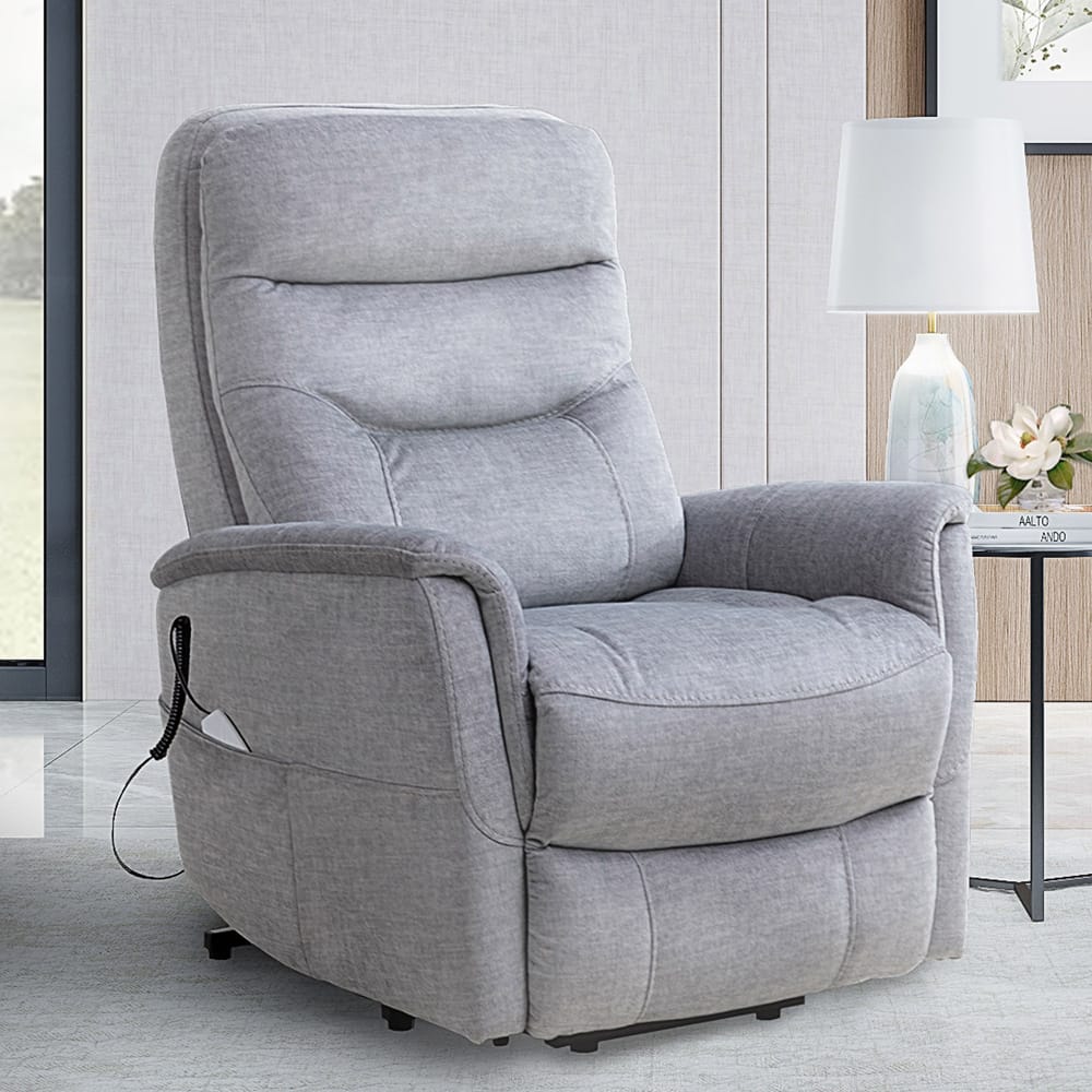 Parker House - Gemini - Capri Silver Power Lift Recliner with Articulating Headrest - MGEM#812LIFT-CSI view 10