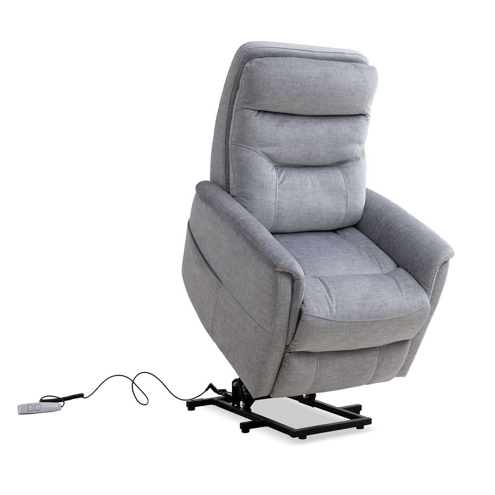Parker House -  Gemini - Capri Silver Power Lift Recliner with Articulating Headrest (Set of 2) - MGEM#812LIFT-2-CSI veiw 4