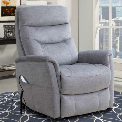 Parker House -  Gemini - Capri Silver Power Lift Recliner with Articulating Headrest (Set of 2) - MGEM#812LIFT-2-CSI veiw 5