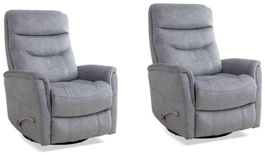 Parker House -  Gemini - Capri Silver Swivel Glider Recliner (Set of 2) - MGEM#812GS-2-CSI veiw 1