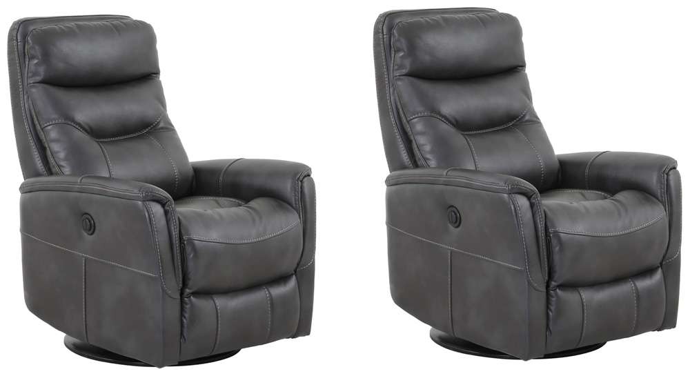 Parker House -  Gemini - Flint Power Swivel Glider Recliner (Set of 2) - MGEM#812GSPB-2-FLI veiw 1