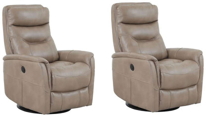Parker House -  Gemini - Linen Power Swivel Glider Recliner (Set of 2) - MGEM#812GSPB-2-LIN veiw 1
