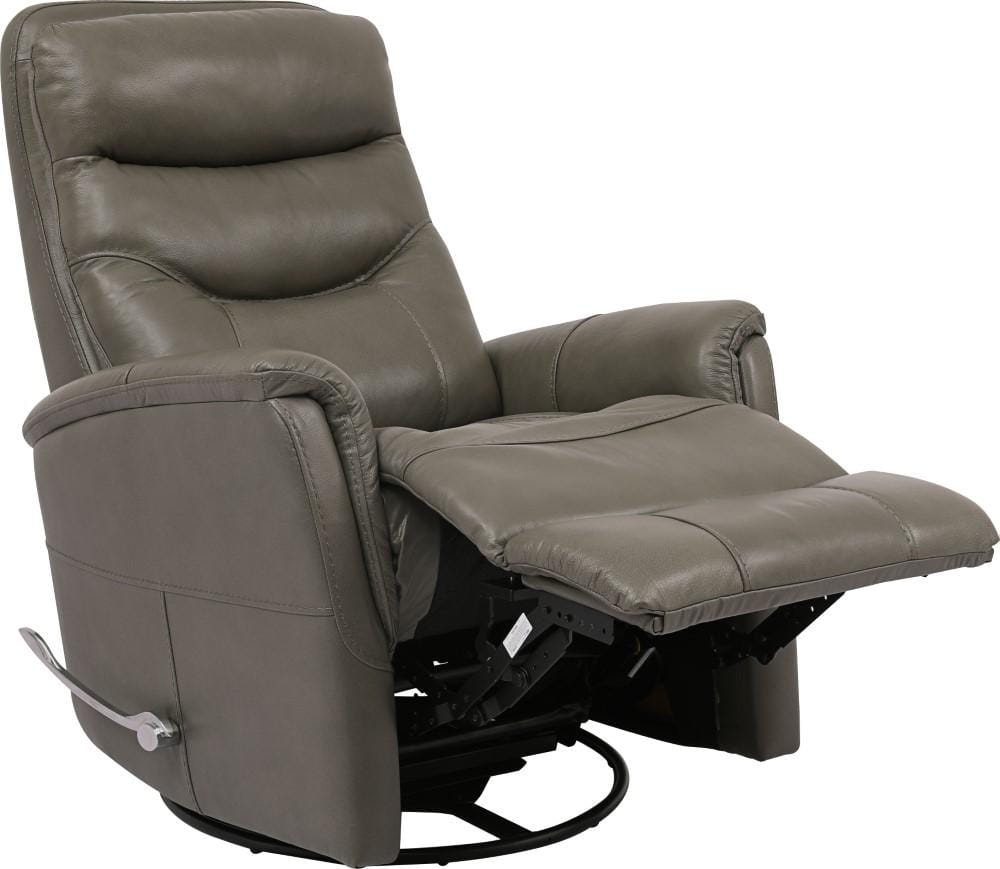 Parker House - Gemini Manual Swivel Glider Recliner in Ice - MGEM812GS-ICE view 3