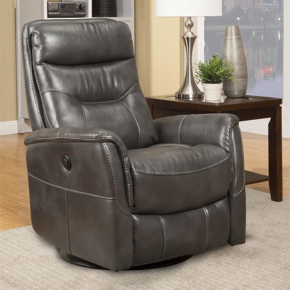 Parker House - Gemini Power Swivel Glider Recliner in Flint - MGEM812GSPB-FLI view 1