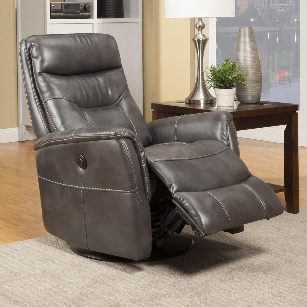 Parker House - Gemini Power Swivel Glider Recliner in Flint - MGEM812GSPB-FLI view 2