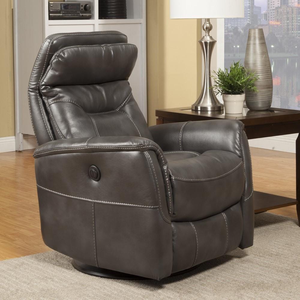 Parker House - Gemini Power Swivel Glider Recliner in Flint - MGEM812GSPB-FLI view 4