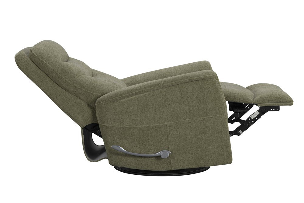 Parker House - Gemini - Snazzy Olive Manual Swivel Glider Recliner - Snazzy Olive - MGEM#812GS-SNOL view 6