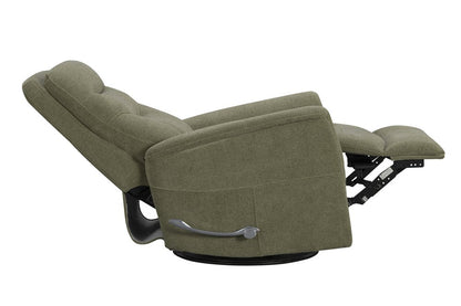 Parker House - Gemini - Snazzy Olive Manual Swivel Glider Recliner - Snazzy Olive - MGEM#812GS-SNOL view 6