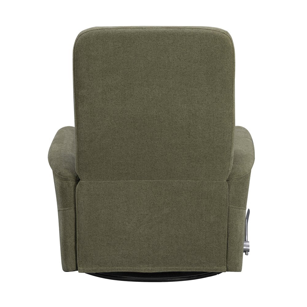 Parker House - Gemini - Snazzy Olive Manual Swivel Glider Recliner - Snazzy Olive - MGEM#812GS-SNOL view 7