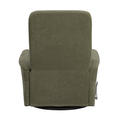 Parker House - Gemini - Snazzy Olive Manual Swivel Glider Recliner - Snazzy Olive - MGEM#812GS-SNOL view 7