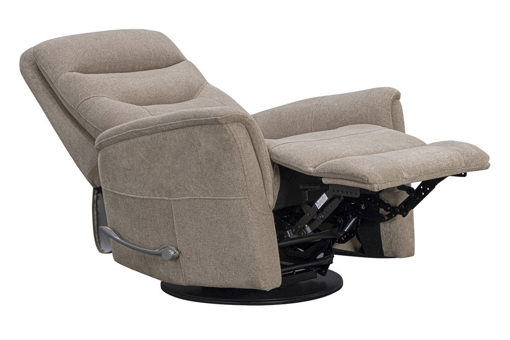 Parker House - Gemini - Snazzy Taupe Manual Swivel Glider Recliner - Snazzy Taupe - MGEM#812GS-SNTA view 3