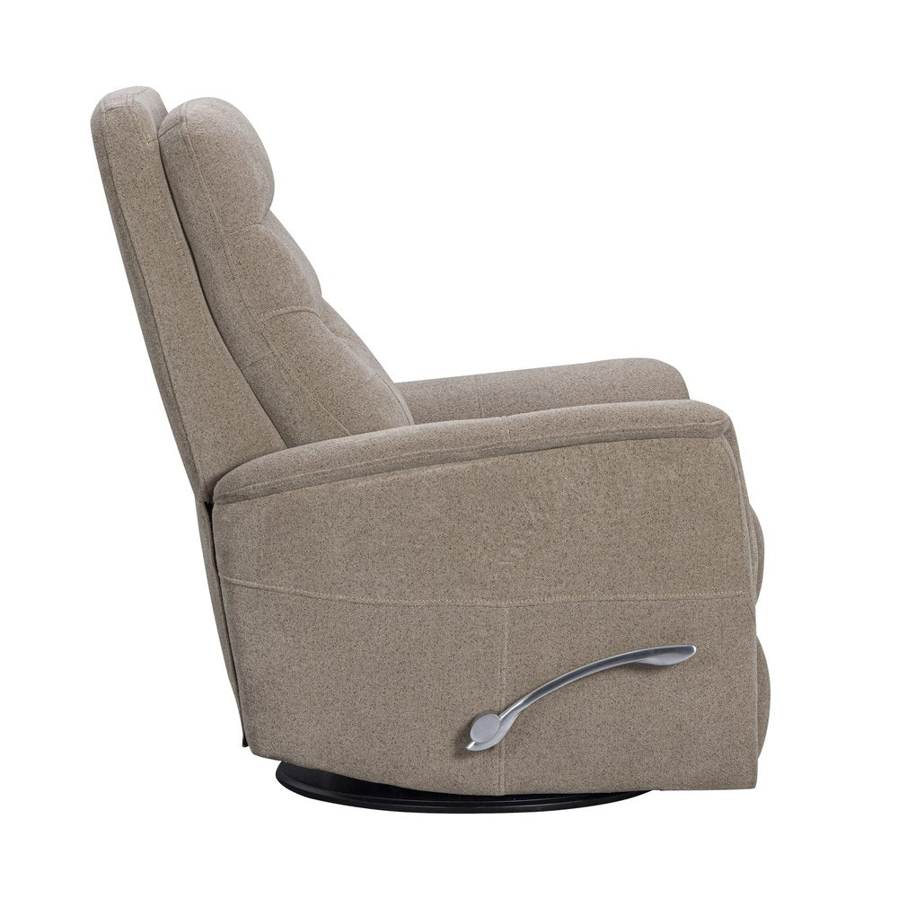 Parker House - Gemini - Snazzy Taupe Manual Swivel Glider Recliner - Snazzy Taupe - MGEM#812GS-SNTA view 5