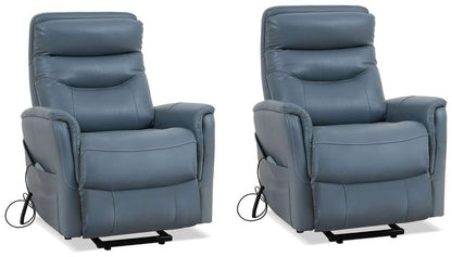 Parker House -  Gemini - Softy Azure Power Lift Recliner with Articulating Headrest (Set of 2) - MGEM#812LIFT-2-SFAZ veiw 1