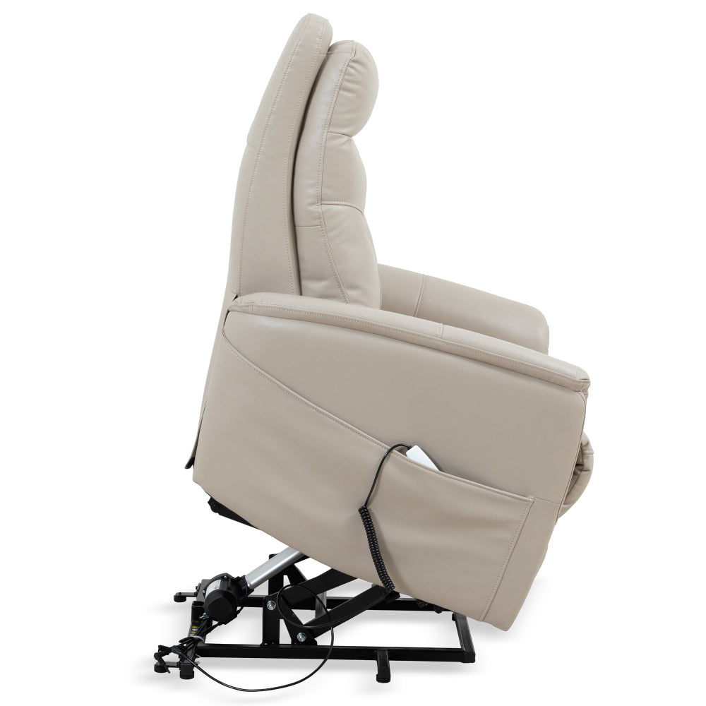 Parker House - Gemini - Softy Ivory Power Lift Recliner with Articulating Headrest (Set of 2) - MGEM#812LIFT-2-SFIV view 7