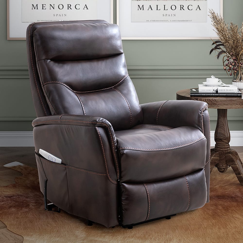 Parker House - Gemini - Truffle Power Lift Recliner with Articulating Headrest - MGEM#812LIFT-TRU view 6
