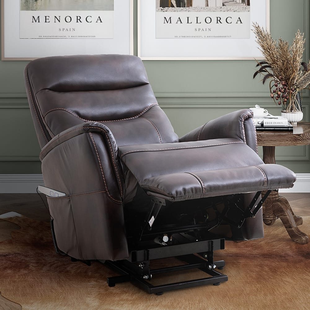 Parker House - Gemini - Truffle Power Lift Recliner with Articulating Headrest - MGEM#812LIFT-TRU view 7