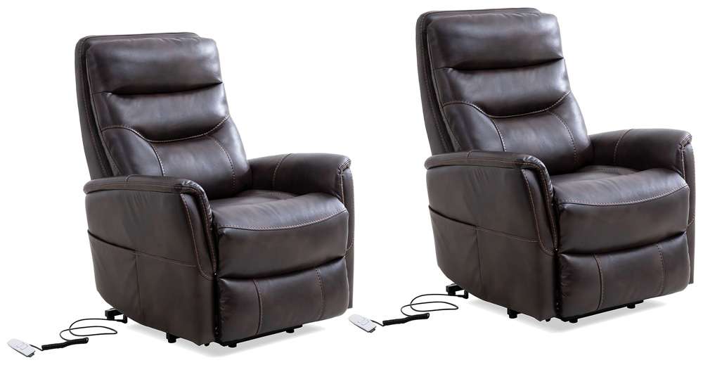 Parker House -  Gemini - Truffle Power Lift Recliner with Articulating Headrest (Set of 2) - MGEM#812LIFT-2-TRU view 1