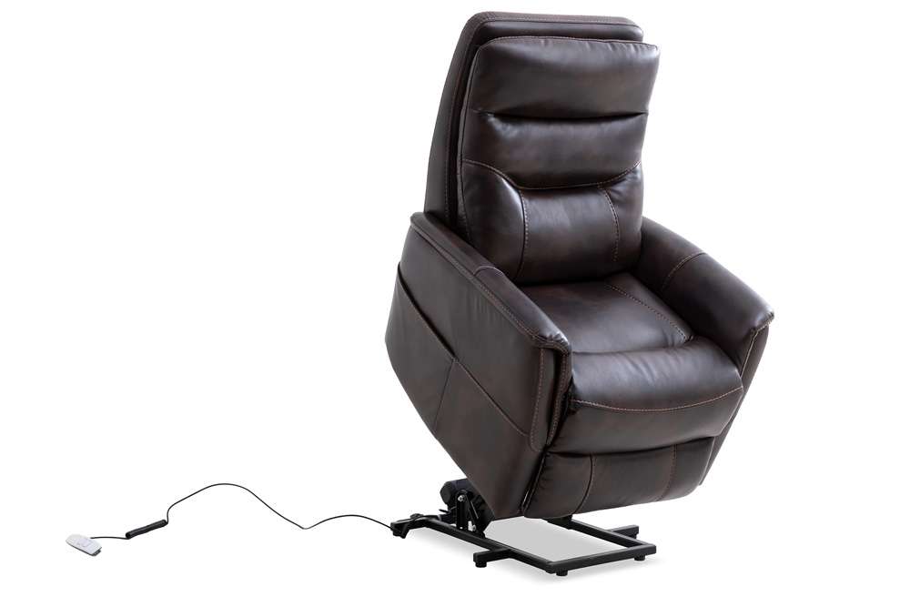 Parker House -  Gemini - Truffle Power Lift Recliner with Articulating Headrest (Set of 2) - MGEM#812LIFT-2-TRU view 4