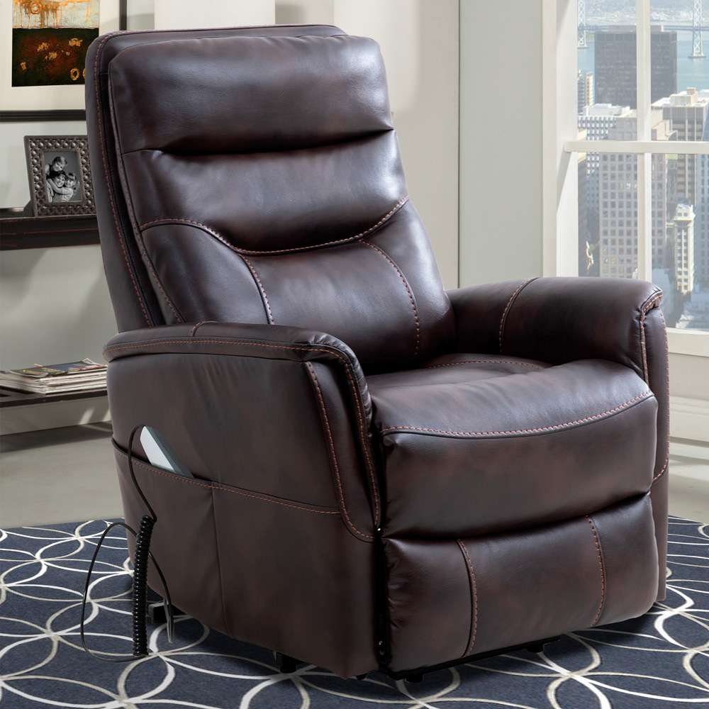 Parker House -  Gemini - Truffle Power Lift Recliner with Articulating Headrest (Set of 2) - MGEM#812LIFT-2-TRU view 5