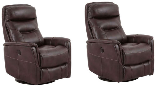 Parker House -  Gemini - Truffle Power Swivel Glider Recliner (Set of 2) - MGEM#812GSPB-2-TRU veiw 1