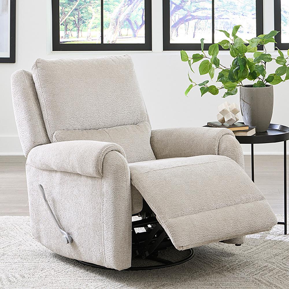 Parker House - Gentry - Ecru Mist Manual Swivel Glider Recliner - MGNY#812GS-EUMS view 2