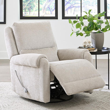 Parker House - Gentry - Ecru Mist Manual Swivel Glider Recliner - MGNY#812GS-EUMS view 2