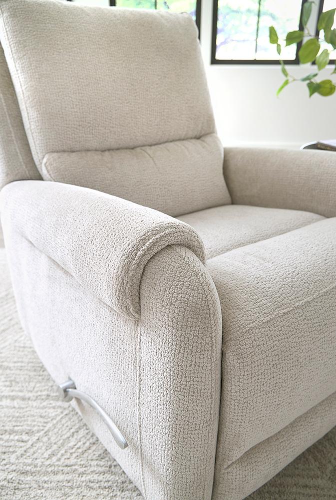 Parker House - Gentry - Ecru Mist Manual Swivel Glider Recliner - MGNY#812GS-EUMS view 4