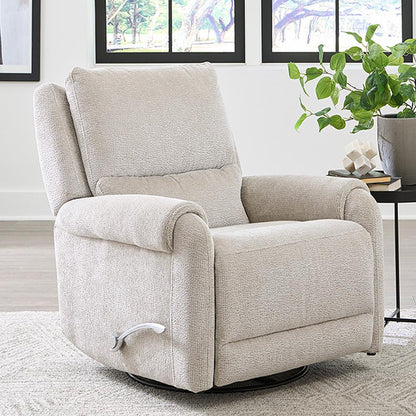 Parker House - Gentry - Ecru Mist Manual Swivel Glider Recliner - MGNY#812GS-EUMS view 6