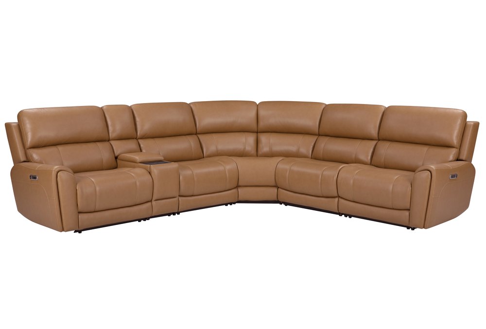Parker House - Hancock - Apple Cider 6 Piece Zero Gravity Power Reclining Sectional with Power Adjustable Headrests - Apple Cider - MHAN-KIT-6A-P3Z-APCI view 1
