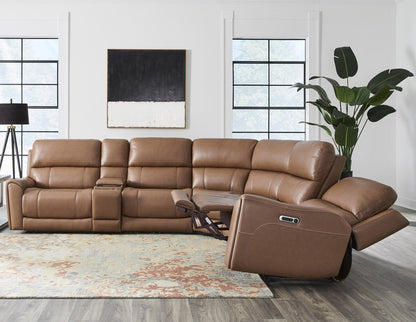 Parker House - Hancock - Apple Cider 6 Piece Zero Gravity Power Reclining Sectional with Power Adjustable Headrests - Apple Cider - MHAN-KIT-6A-P3Z-APCI view 6