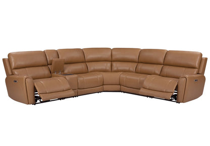 Parker House - Hancock - Apple Cider 6 Piece Zero Gravity Power Reclining Sectional with Power Adjustable Headrests - Apple Cider - MHAN-KIT-6A-P3Z-APCI view 7