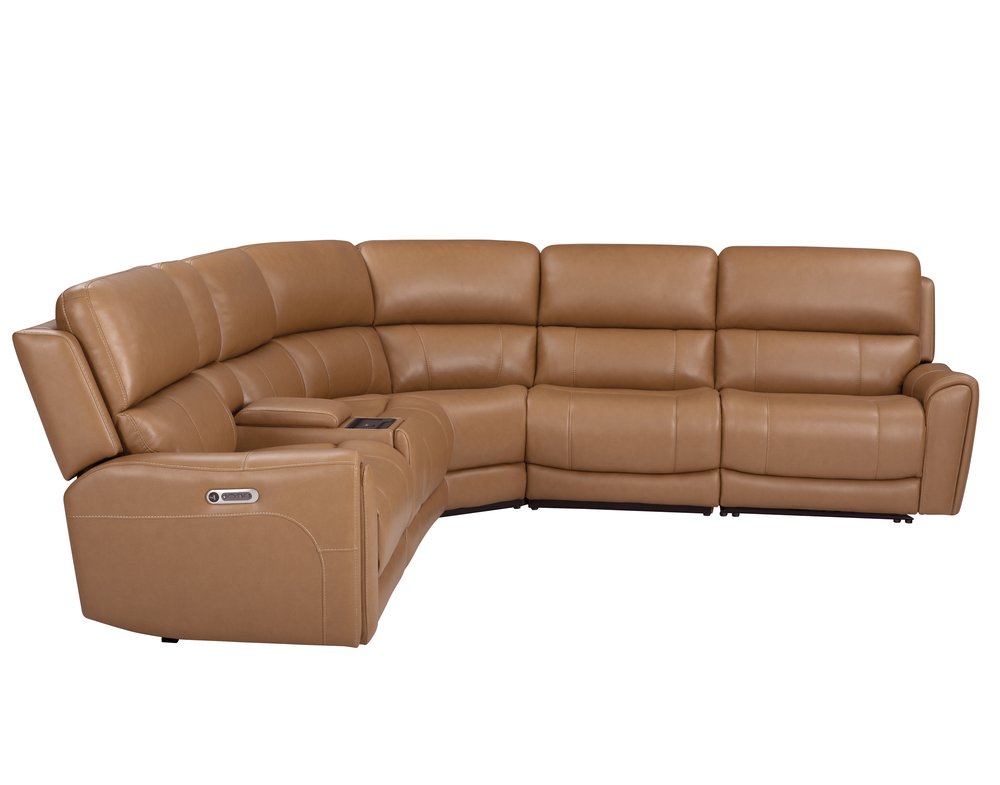 Parker House - Hancock - Apple Cider 6 Piece Zero Gravity Power Reclining Sectional with Power Adjustable Headrests - Apple Cider - MHAN-KIT-6A-P3Z-APCI view 8