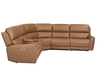Parker House - Hancock - Apple Cider 6 Piece Zero Gravity Power Reclining Sectional with Power Adjustable Headrests - Apple Cider - MHAN-KIT-6A-P3Z-APCI view 8