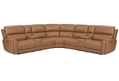 Parker House - Hancock - Apple Cider 7 Piece Zero Gravity Power Reclining Sectional with Power Adjustable Headrests - Apple Cider - MHAN-KIT-7A-P3Z-APCI view 4